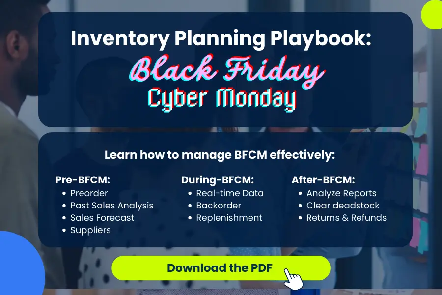 PDF version of nventory planning playbook for black friday cyber monday