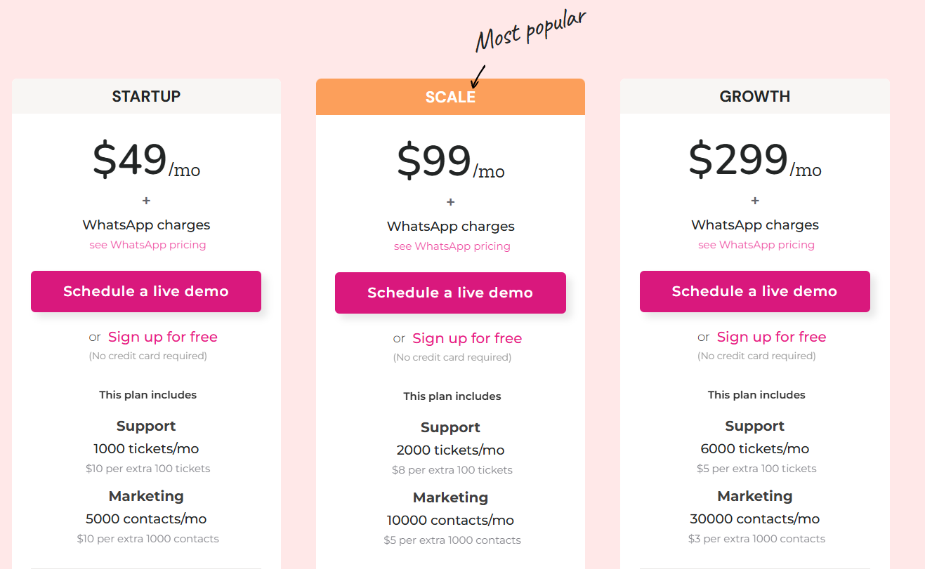 DelightChat Pricing