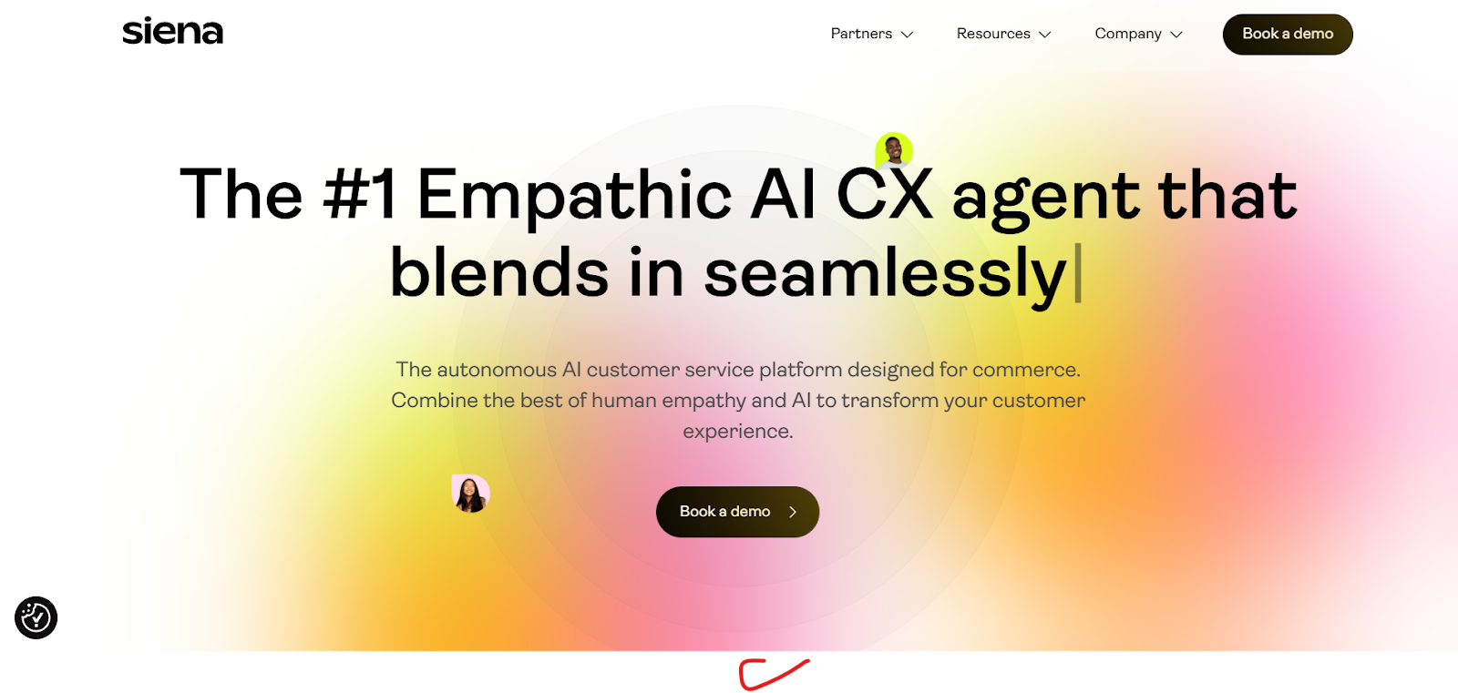 Siena AI HomePage